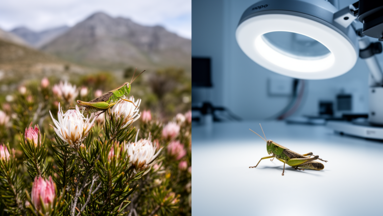 3D Imaging Reveals Hidden Grasshopper Species in South Africa's Fynbos