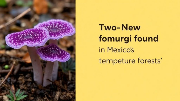 Two New Purple Fungi Found in Mexico's Temperate Forests