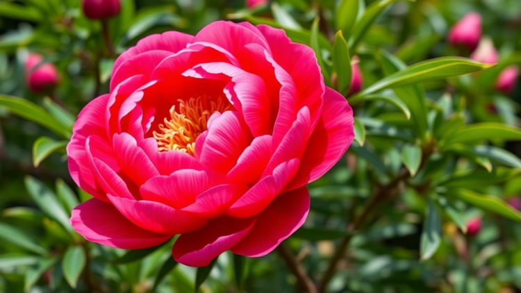 Three WRKY proteins switch on red pigment production in tree peony