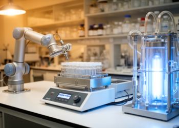 Robots and Light Power KAIST's Round-the-Clock Unmanned Drug Synthesis Platform