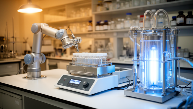 Robots and Light Power KAIST's Round-the-Clock Unmanned Drug Synthesis Platform