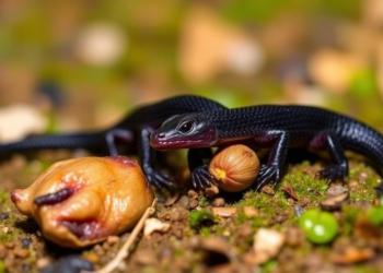 Alpine Newts Recorded Feeding on Rodent Carcass