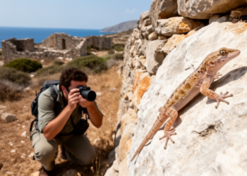 Field survey records first Mediterranean house gecko on Piperi Island