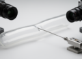 Vision model estimates guidewire contact forces in vessel-phantom images