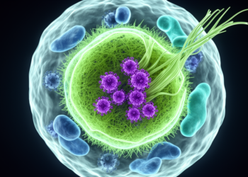 Herpesviruses consistently disrupt nuclear lamina in fluorescent cell model
