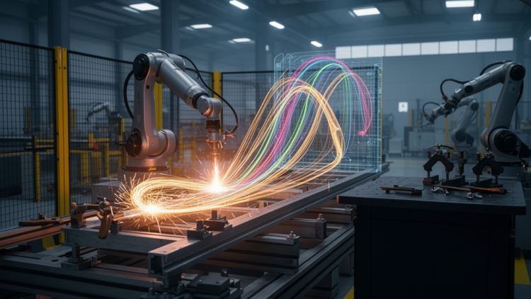 Pareto-guided AI reduces simulated cobot welding errors and collisions