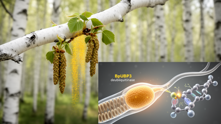 White birch study links deubiquitinase BpUBP3 to pollen growth