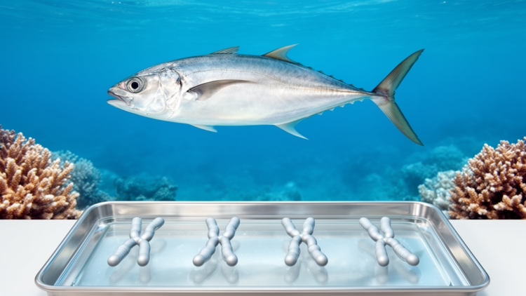 Wider ranges correlate with conserved chromosomes in pelagic jack fish