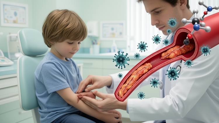 Childhood Vasculitis Improved on Tocilizumab but Arteries Remain Damaged