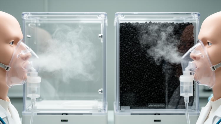 Nebulized budesonide formulations match with and without charcoal blockade