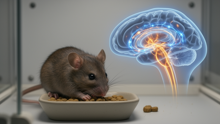 Mouse study links stress to prolonged feeding bouts through mesolimbic dopamine