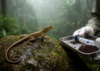 Morphology and DNA identify tiny highland dragon in western Thailand
