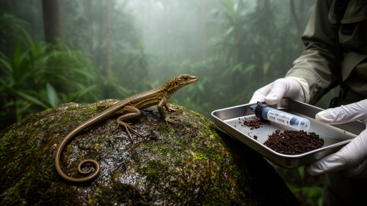 Morphology and DNA identify tiny highland dragon in western Thailand