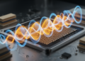 Beyond transistor limits: Hybrid magnetic-sound waves could boost computing speed and efficiency