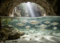 Research report: Biogeographical affinities of the aquatic community of Refugio Cave, a newly discovered Astyanax cave