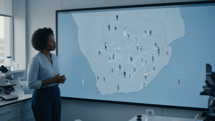 Network maps stable disease clusters in South African adults