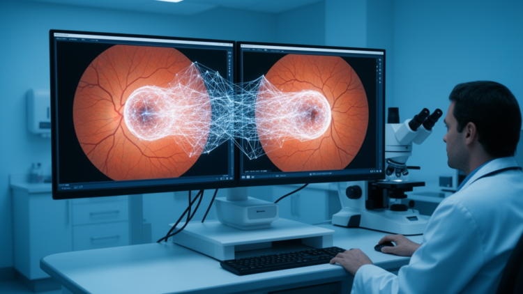 Multimodal AI model combines eye scans for early disease classification