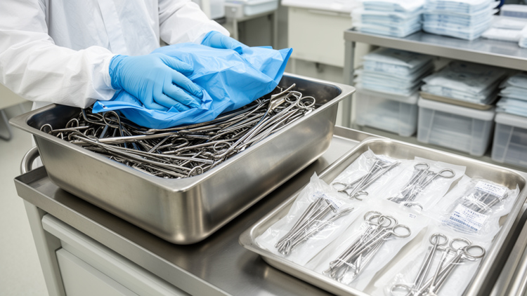 Sterile Packaging Damage Linked to Workloads, Material, and Set Size