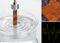 Ultrasonic processing alters iron domains and impedance in BiVO₄/hematite electrodes