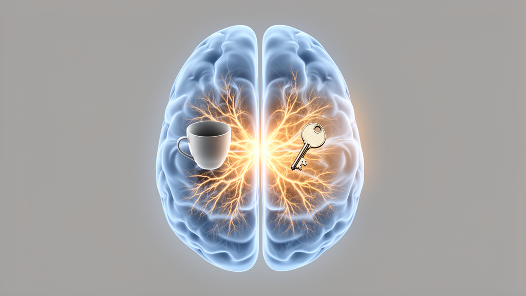 Working-memory signal changes sides as remembered objects cross the midline