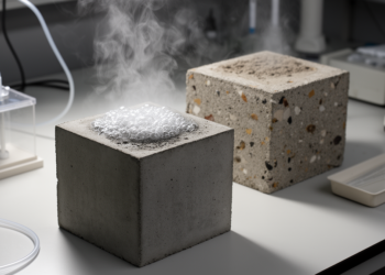 Carbonation curing helps plain concrete but may shorten blended-cement life
