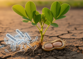 Peanut rhizobacterium P9 improves drought recovery and pod performance, study finds