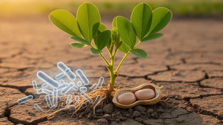 Peanut rhizobacterium P9 improves drought recovery and pod performance, study finds