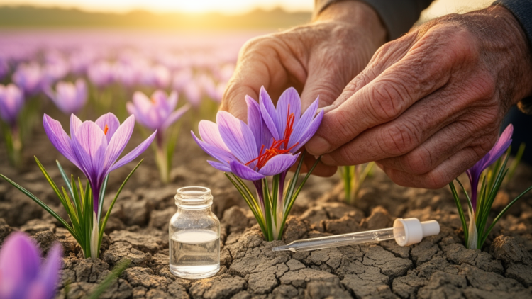 Serotonin and 24-epibrassinolide enhance physiological performance and saffron quality under water deficit: evidence from two-year field and multivariate analyses