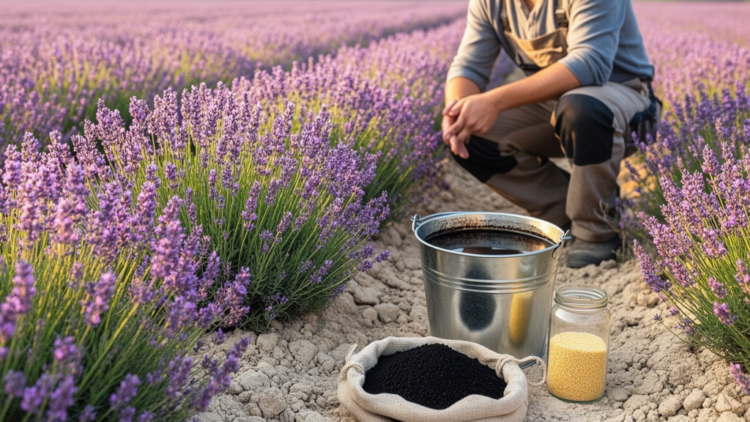 Combined organic biostimulants boost lavender growth and oil yield in greenhouse sandy-soil trial