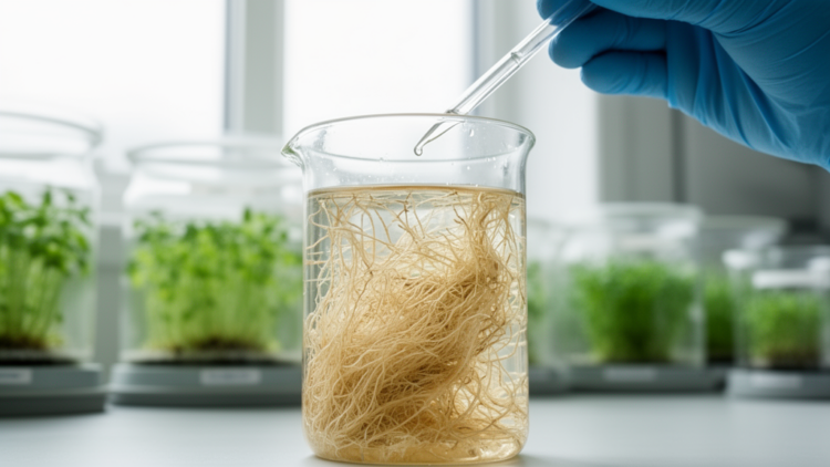 FsMP co-transformation achieves 95% leaf transformation in optimized Forsythia hairy-root protocol