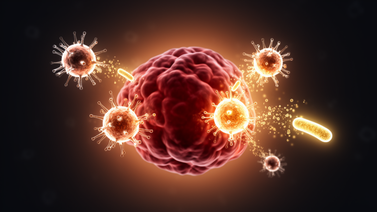 Synergistic restoration of NK cell cytotoxicity against solid tumors via sLTA-mediated dual-action modulation