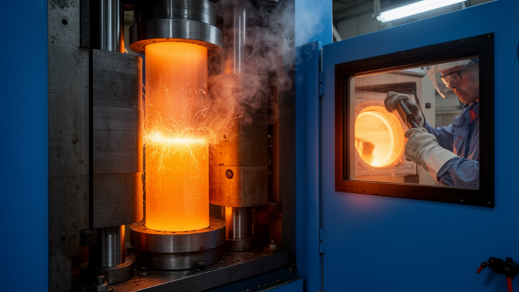 Hot compression study maps recrystallization in Mg–Gd–Y–Zn–Mn alloy