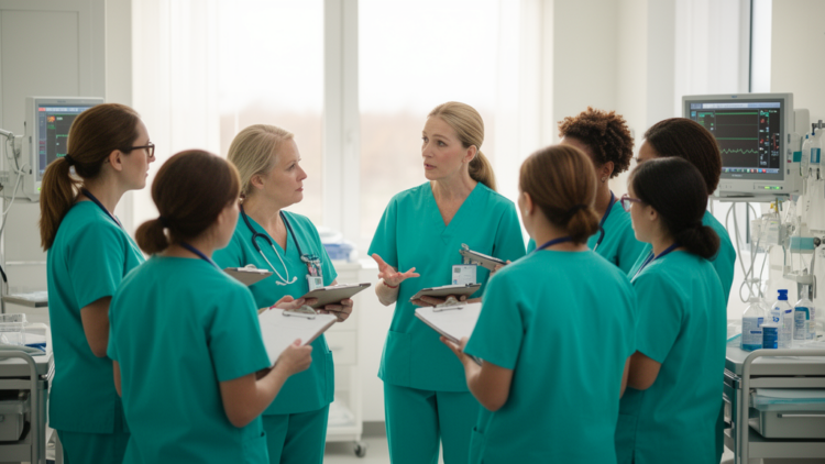 Structured shift-huddle training linked with short-term gains in nurses’ knowledge and safety practice