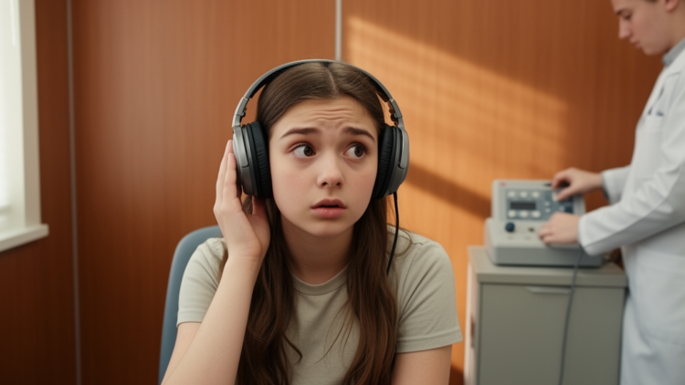 Functional hearing loss in 21 adolescents: case series reports inconsistent hearing tests and favorable recovery