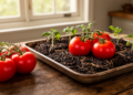 Tomato stalk waste growing media show mixed effects on postharvest quality and antioxidant measures in stored tomatoes