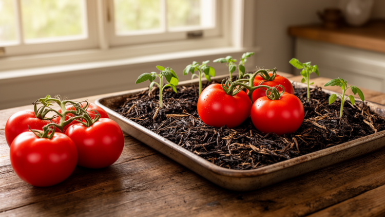 Tomato stalk waste growing media show mixed effects on postharvest quality and antioxidant measures in stored tomatoes