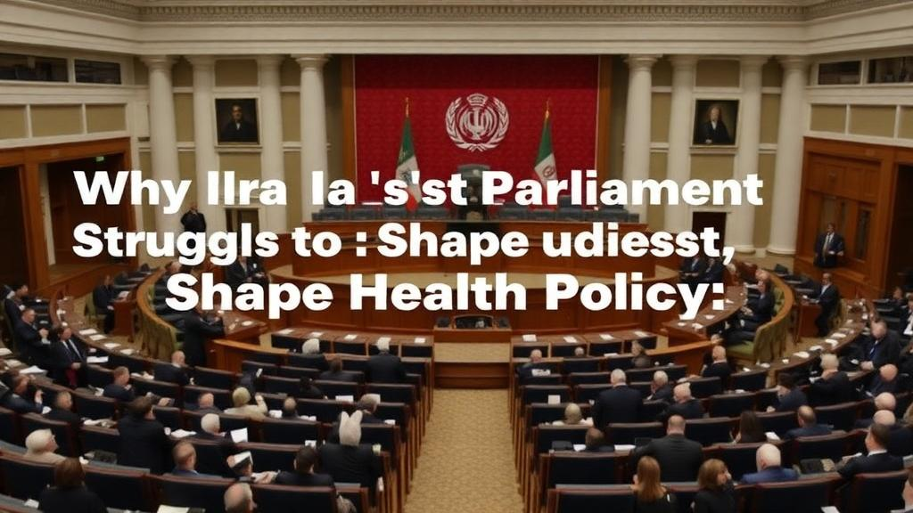 Why Iran’s Parliament Struggles to Shape Health Policy: A Power Analysis