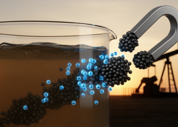 Lab study links magnetic nanocomposite to divalent-ion removal and improved oil recovery in formulated flooding tests