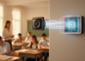 Simulated federated TinyML detector runs classroom behavior analysis on a microcontroller