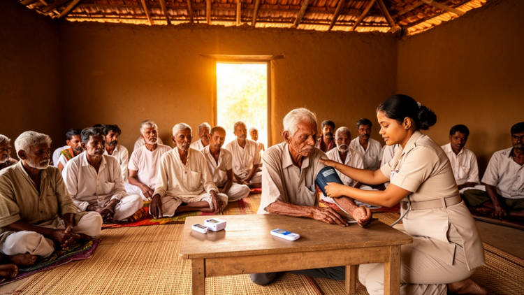 Mixed-methods study of 97 village health committees reports improved non-communicable disease screening in tribal Maharashtra