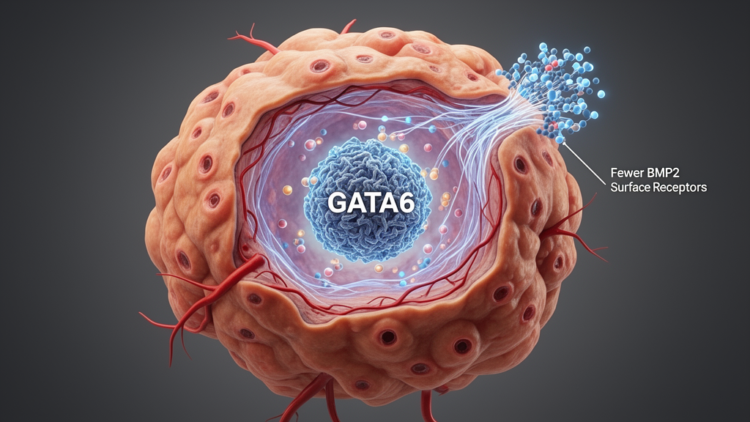 GATA6 represses BMP2 to restrain lung squamous cell carcinoma