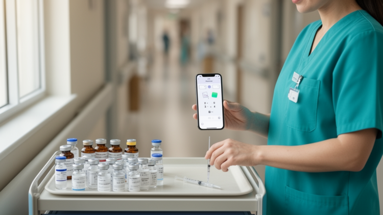 AI mobile simulation improves nurses’ drug-calculation scores in small Egyptian randomized trial