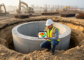Simulation study links hybrid machine learning to ring-foundation capacity in variable soils