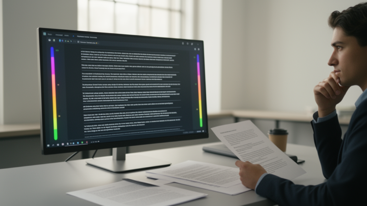 Observational study finds context-dependent AI grading discrepancies in professional accounting exams