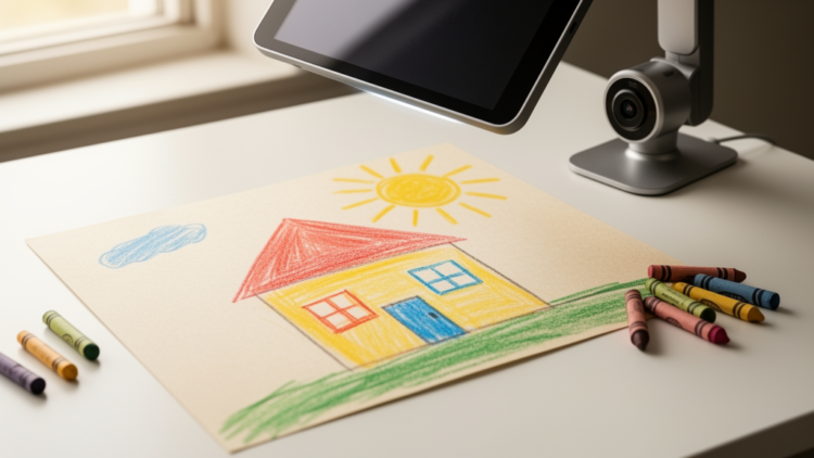DETR-CLIP study evaluates detection, semantics and creativity scoring in 5,000 children’s drawings