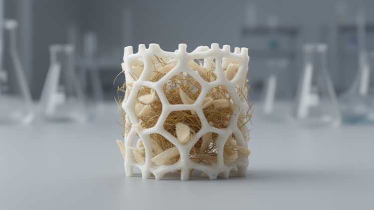 Laboratory study finds trade-offs in reinforced PLA biocomposites