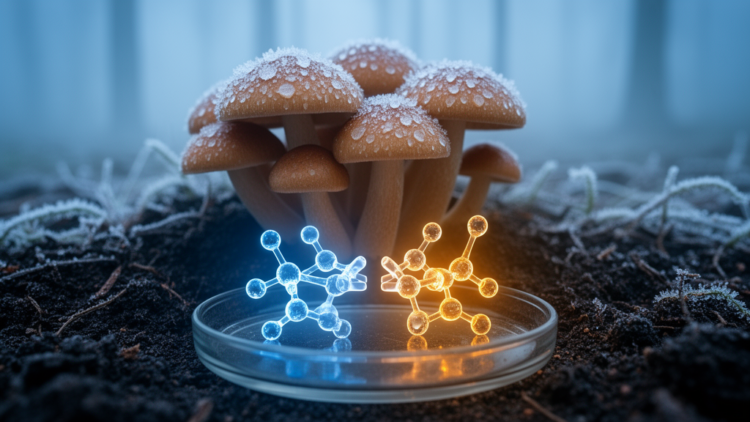 Cultivation and gene-expression study links low temperature to Armillaria ostoyae fruiting-body development
