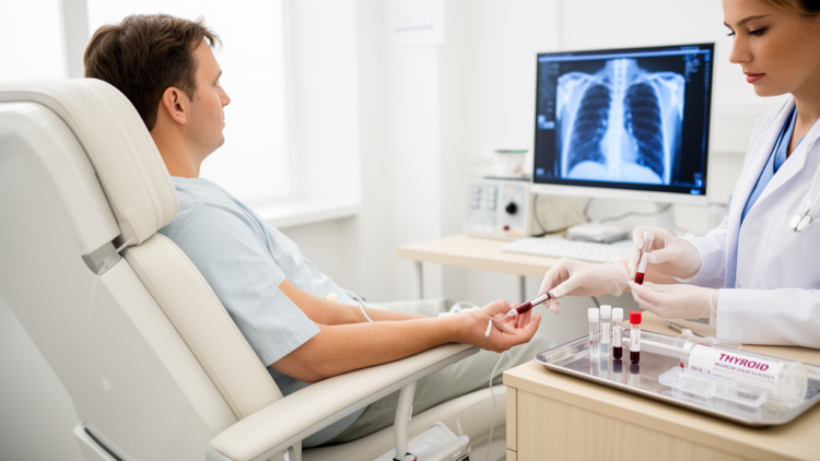 Prospective cohort links thyroid markers to lung cancer immunotherapy toxicity