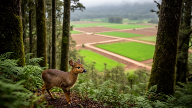 Forest fragmentation associated with lower genetic variation in 20 pudu deer from three Chilean provinces