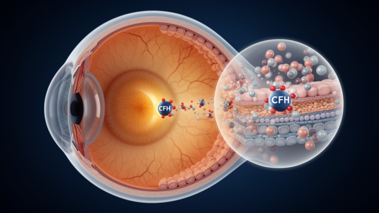 CFH risk variant linked to complement changes in non-AMD eyes